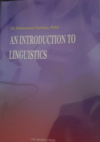 Image of An introduction to linguistics