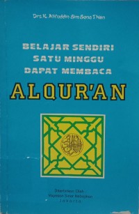Image of belajar sendiri satu minggu dapat membaca al-qur'an