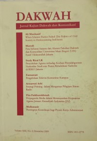 Image of Dakwah: jurnal kajian dakwah dan komunikasi