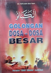 Image of Golongan dosa-dosa besar
