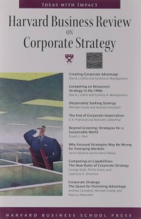 Image of Harvard business review on corporate strategy