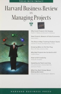 Image of Harvard business review on managing projects