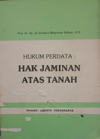 Image of Hukum perdata : hak jaminan atas tanah