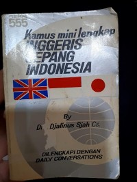 Image of Kamus Mini Lengkap Inggeris Jepang Indonesia
