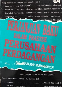 Image of Perjanjian baku dalam praktek perusahaan perdagangan