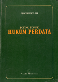 Image of Pokok-pokok hukum perdata