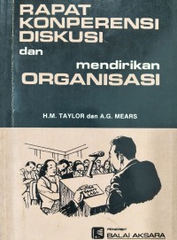 Image of Rapat konperensi diskusi dan mendirikan organisasi