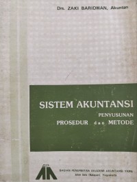 Image of Sistem akuntansi: penyusunan prosedur dan metode