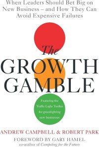 Image of The growth gamble